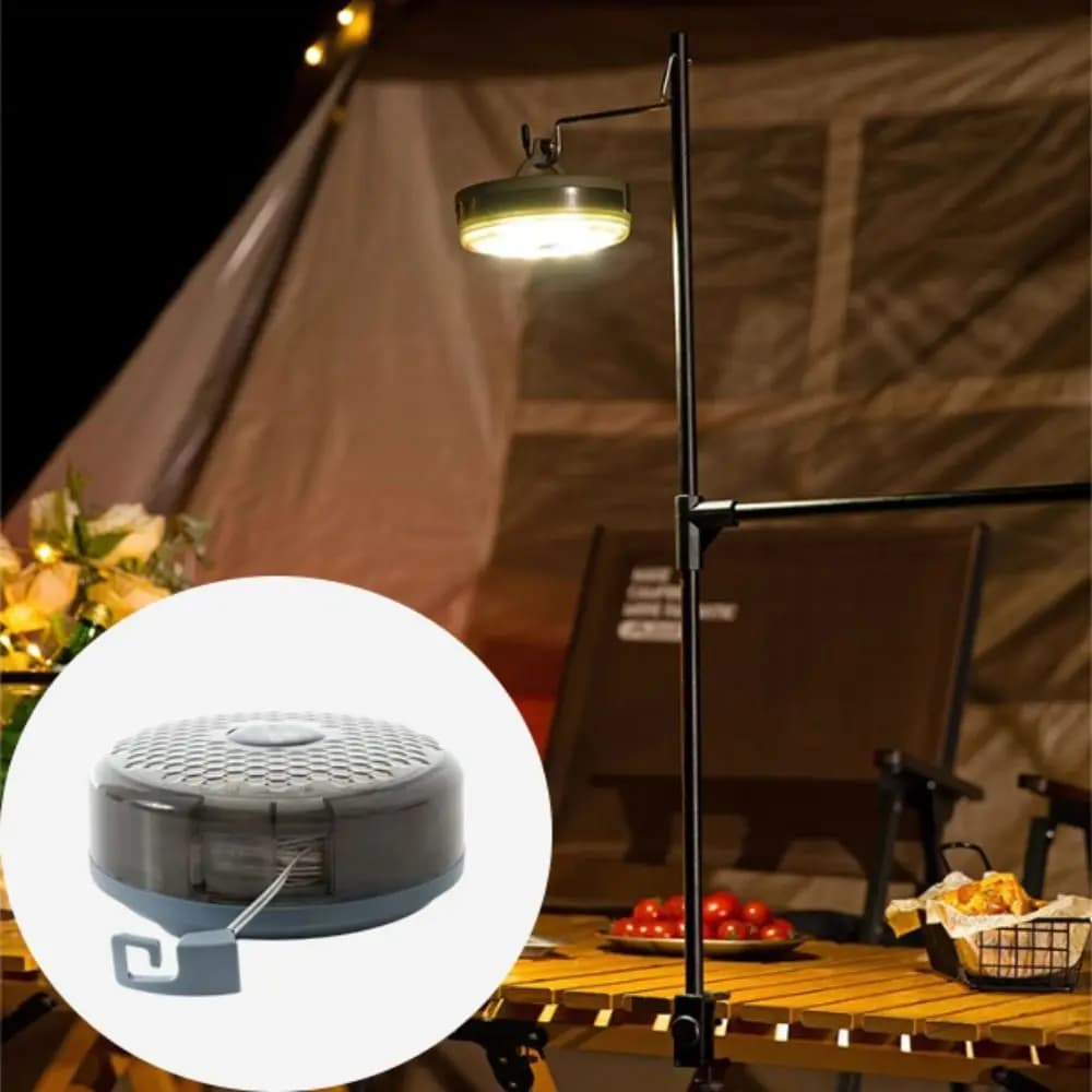 Luci a Corda Ricaricabili USB per Campeggio, Tecnologia LED con Texture Plastica, Luci LED Portatili, Lunghezza 8m, Design Portatile