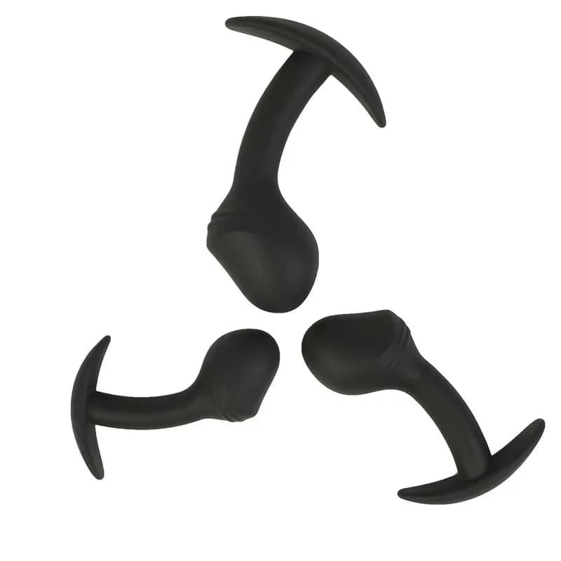 Plug anale in silicone Dilatatore ano Articoli intimi Perline anali della prostata Butt Plug Prodotti del sesso Adulti Giocattoli erotici per donna Gay Men