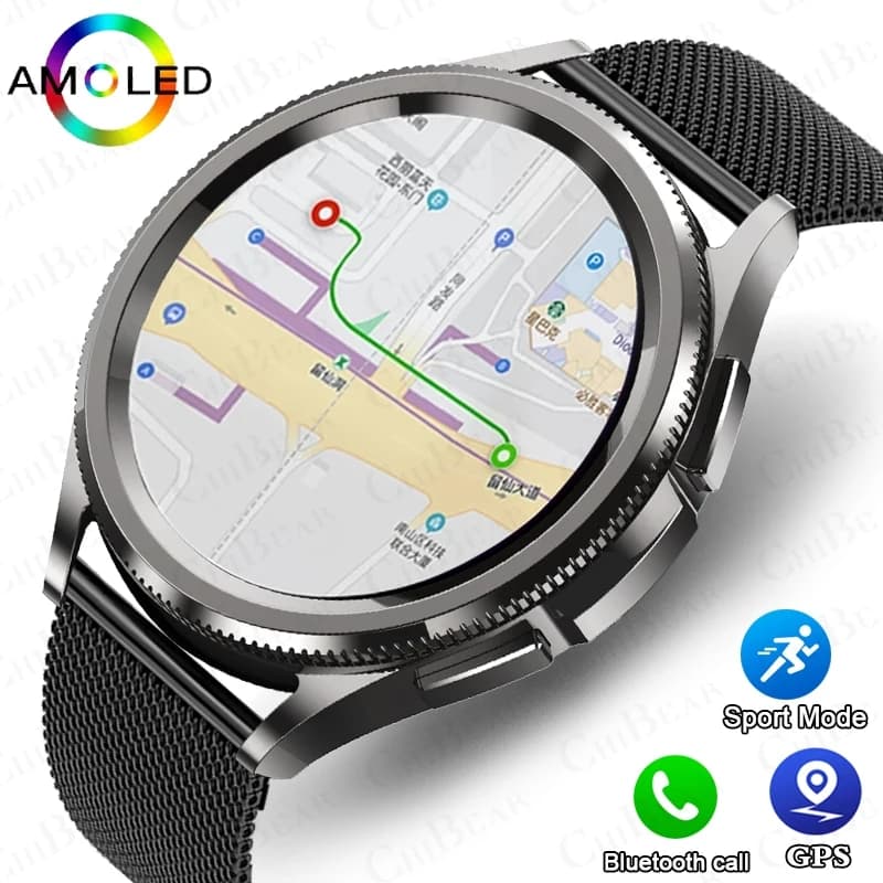 Watch 6 Classic Bluetooth Call Smart Watch Men GPS Outdoor Sports Fitness Model Health Heart Rate Monitor Smartwatch 2025 New