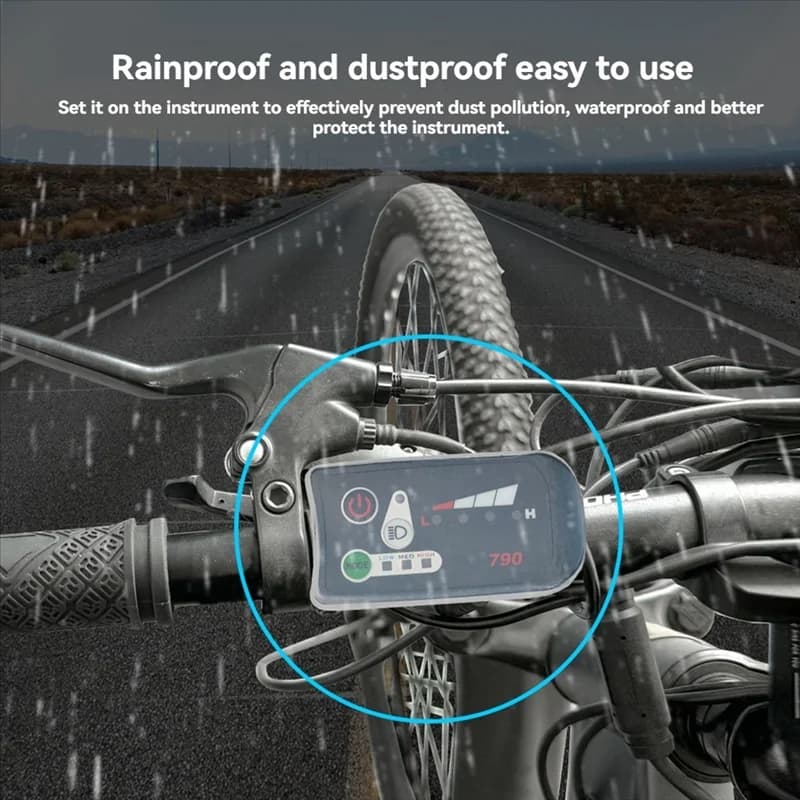 Copertura protettiva in silicone Copertura impermeabile per schermo per monitor tachimetro bici elettrica per schermo di visualizzazione 790 810 880
