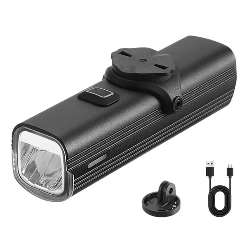 Low Price USB Rechargeable Bike Lights for Night Driving Night Guide Luminosity 1200 lumens Waterproof Aluminum Alloy