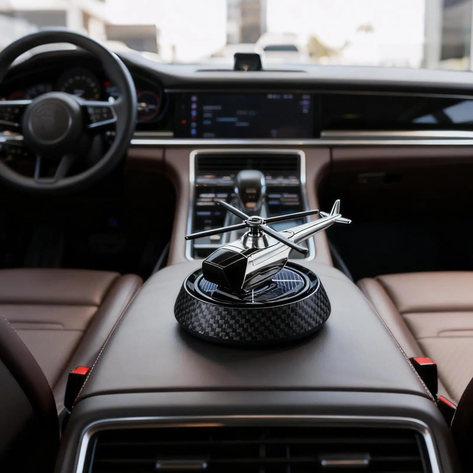 Solar Car Air Diffuser Deodorant for Solar Rotating Air Diffuser For Indoor Car Vacation Home Beach