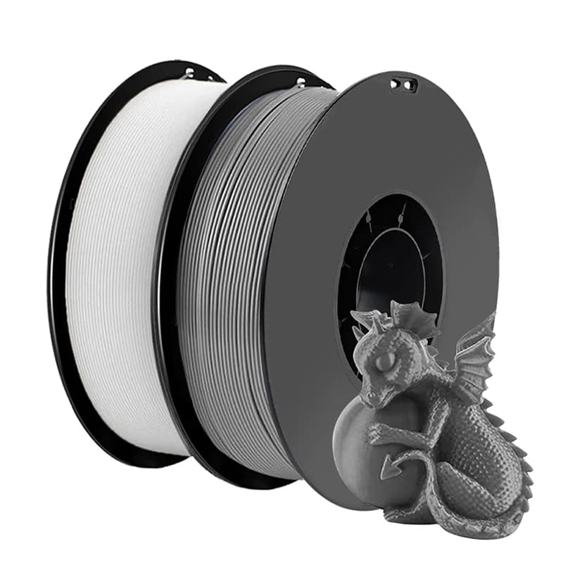3D filament wire PLA 250 g pla Gray 1.75 mm White platinum wire coil for 3D printing refills Filament wire Vacuum packing 500 g 1 kg