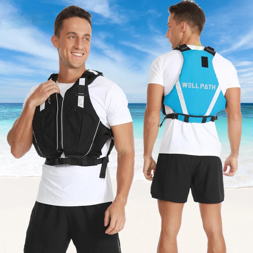 Giubbotto di salvataggio da nuoto per adulti per sport acquatici giubbotto di galleggiamento in Neoprene giubbotto di salvataggio da pesca professionale per Rafting in barca