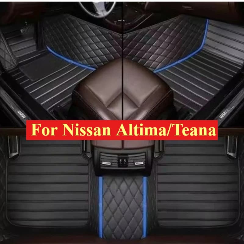 Tappetini Auto Personalizzati per Nissan Altima/Teana 2003-2026, Accessori Auto per Tutte le Stagioni, Tappeti in Pelle, Tappetini alla Moda