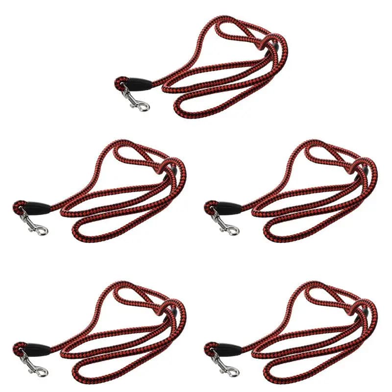 Guinzaglio per Cani in Pelle Sintetica Intrecciata 5X - S-AT36