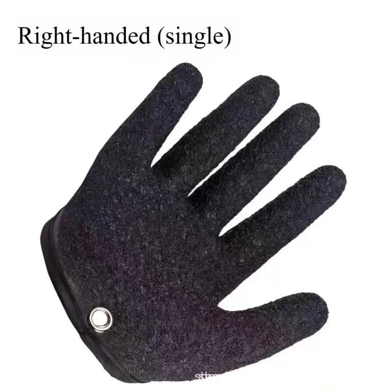 31BE Nonslip Quick Drying Fishing Gloves Enhances With Thick Latex For Safe Fish Handling And Hook Removal