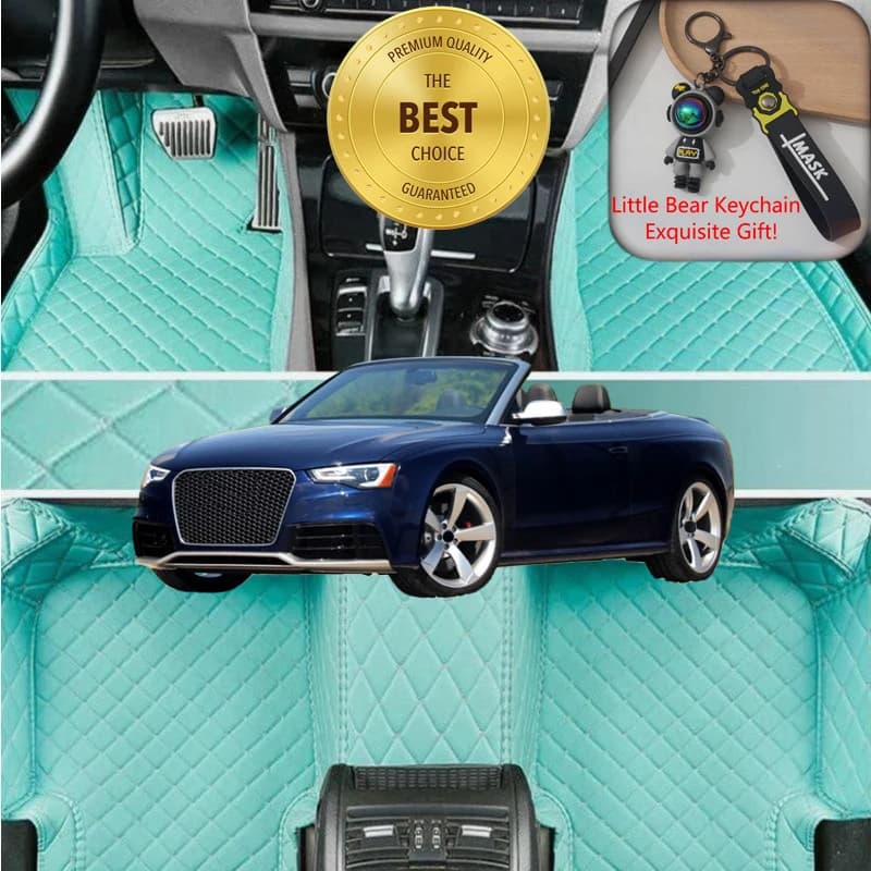 Misura su misura per Audi RS5 2013-2024 Tappetini per auto convertibili Accessori per auto per tutte le stagioni Tappetini per auto Guida a sinistra/destra