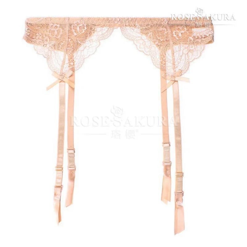 Luo Ying0303 Reggicalze con Nastro, Cintura per Calze Lunghe, Accessori per Calze, Stile Sexy