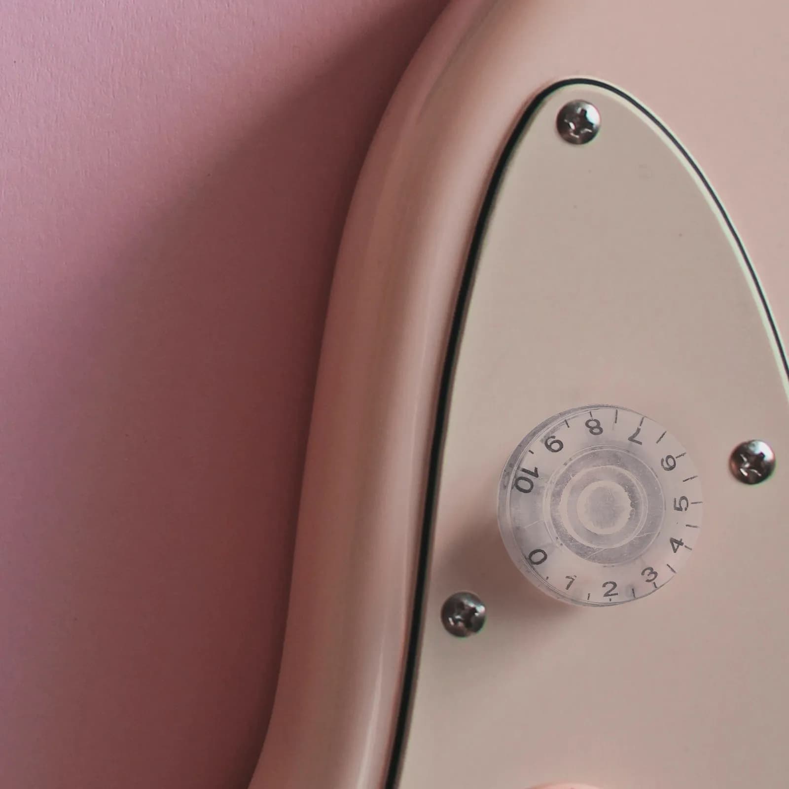 4 Pezzi Manopole Potenziometro in Acrilico per Controllo Volume e Tono per Chitarra Basso Amplificatore, Design a Cappello Inclinato, Scala Trasparente