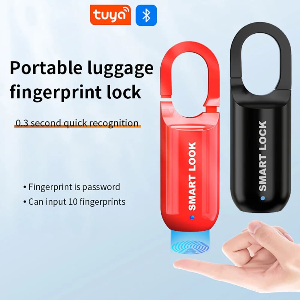 Lucchetto per cassetto con impronta digitale Blocco per impronte digitali Sicurezza antifurto Lucchetto per impronta digitale ricaricabile tramite USB per blocco con impronta digitale per bagagli