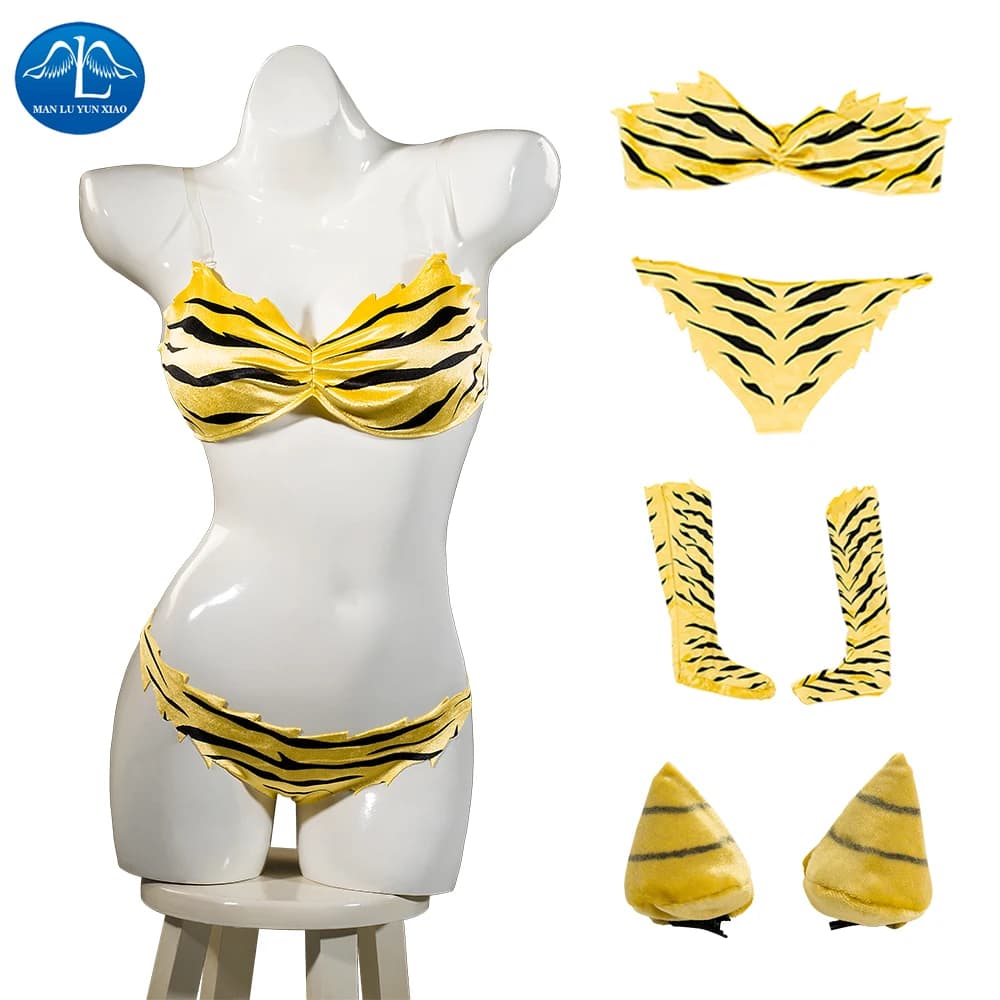Urusei Yatsura Lamu Lum Costumi Cosplay Halloween Natale Anime Animazione Suit