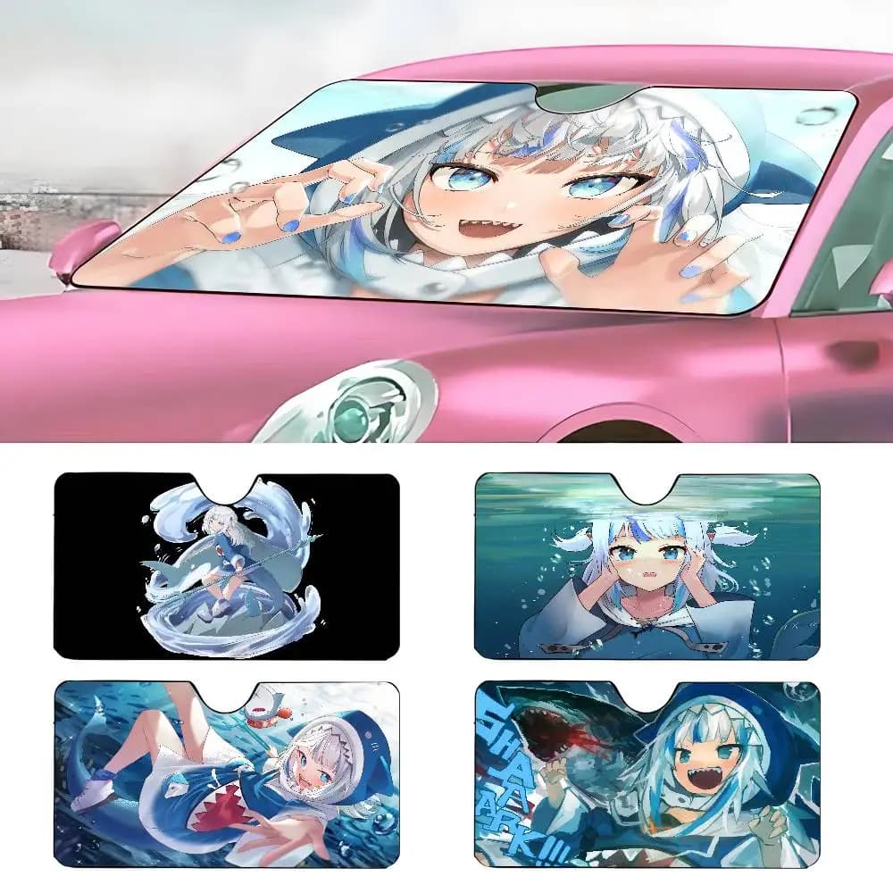 Cartoon G-gawrS Carino g-gura Parasole per auto Parabrezza Protezione anti-UV Parasole anteriore Protezione di raffreddamento per interni del veicolo