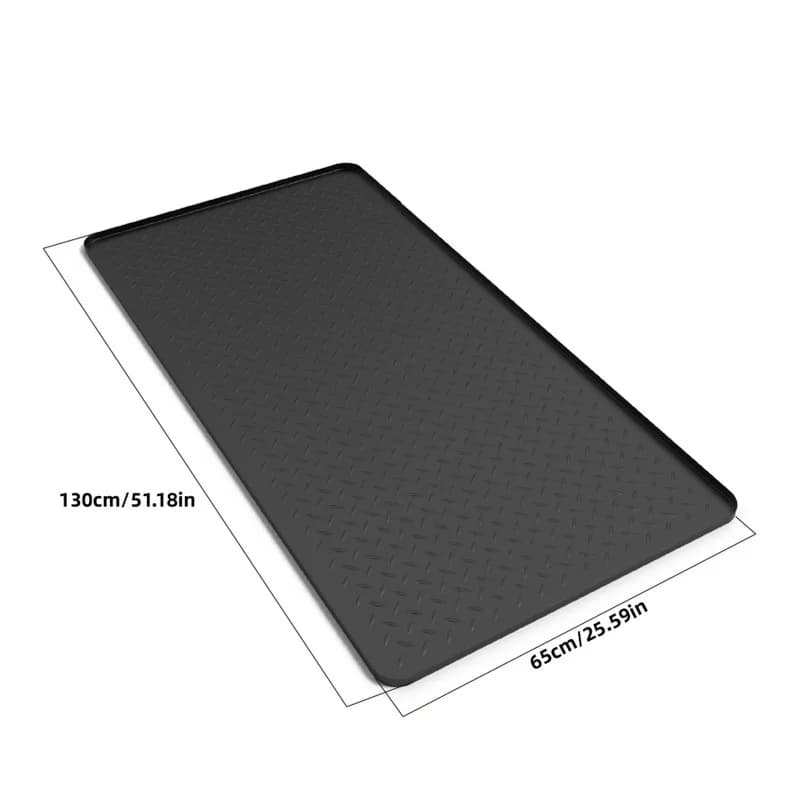 1 Pezzo Tappetino in Silicone 130X65 per Cibo per Cani, Facile da Pulire, Antiscivolo, Antigoccia, Resistente ai Graffi, Tappetino per Lettiera Gatti