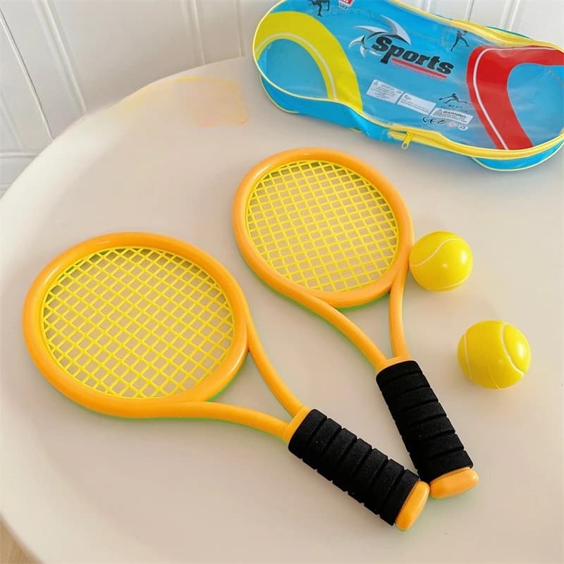Racchetta da tennis sportiva per bambini Gioco interattivo Racchetta per bambini al coperto Attività all'aperto Interazione genitore-figlio Puzzle Set di palline giocattolo