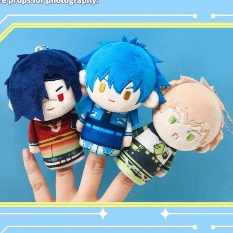 Original Available - Blind Box Series Pupazzi by Dito Nullset Dramatical Murder - Keyring Plush Aoba Red Sparrow - Gift Kawaii for Fans