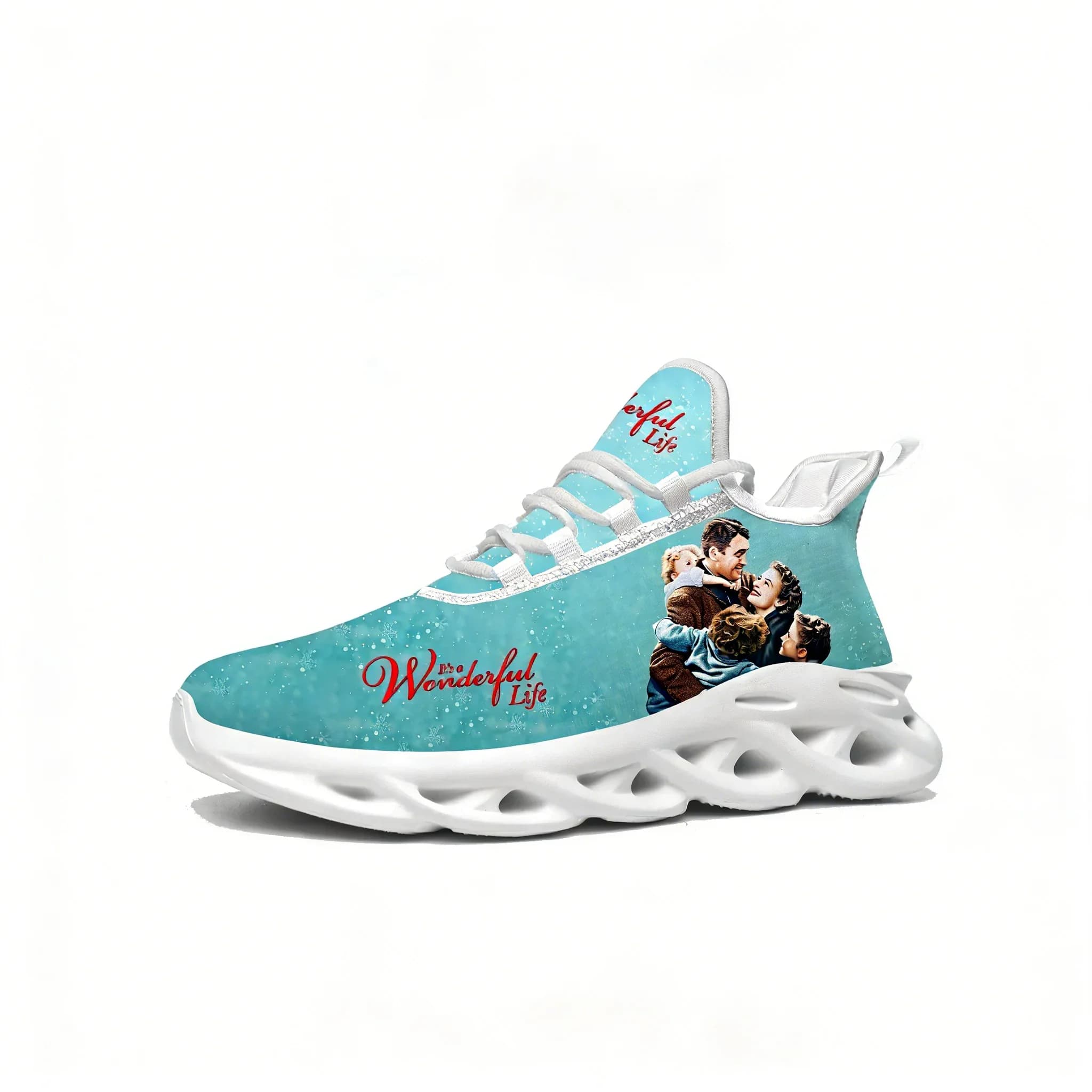 It's A Wonderful Life Flat Sneaker Shoes Mens Womens Sports Shoe High Quality Personalized Comfortable Sneakers Custom Footwe