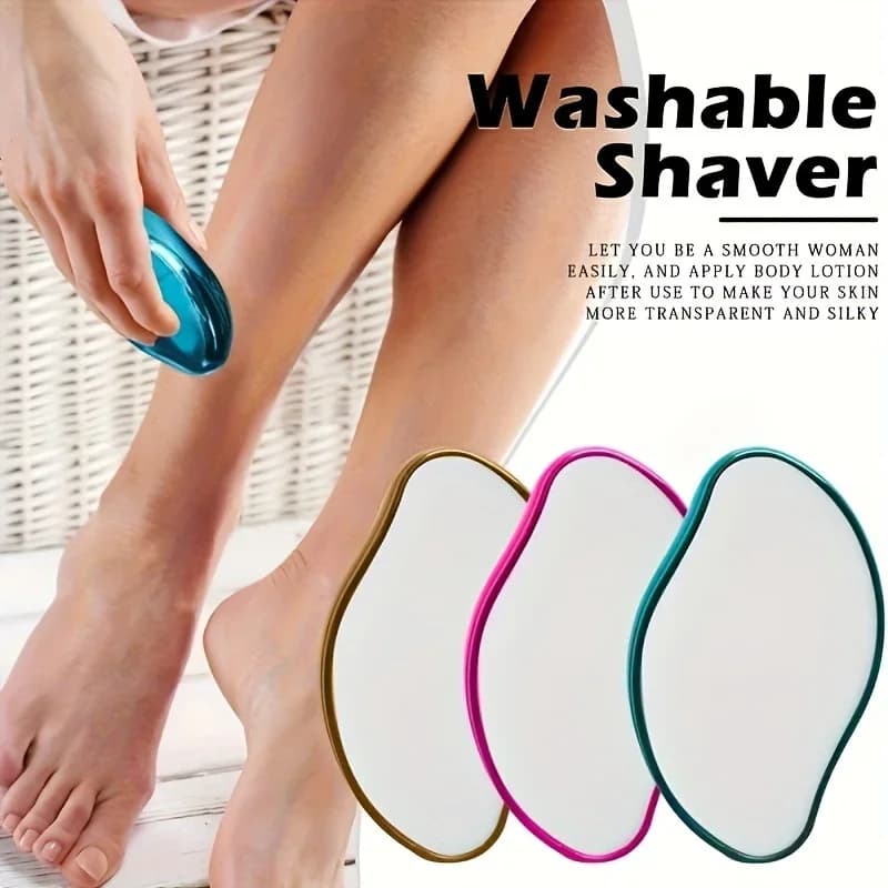 Epilatore Depilatorio per Peli di Braccia e Gambe, Depilatore a Cristallo Nano Indolore, Epilatore Fisico Professionale Sicuro