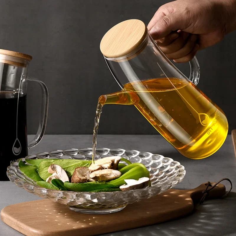 Dispenser di olio d'oliva Cose da cucina Set di gadget da cucina Contenitori per salsa Contenitore per condimenti Accessori per cucine Shaker per spezie