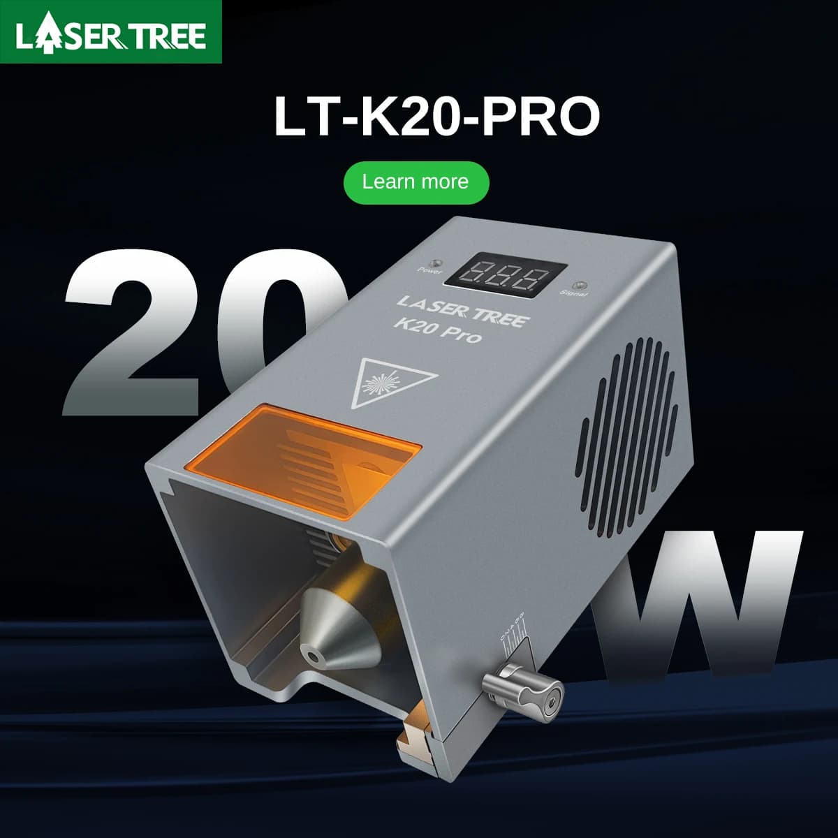 LASER TREE 10W 20W 30W 40W Testa laser a potenza ottica con air assist TTL Modulo luce blu per strumenti di incisione di taglio laser fai da te