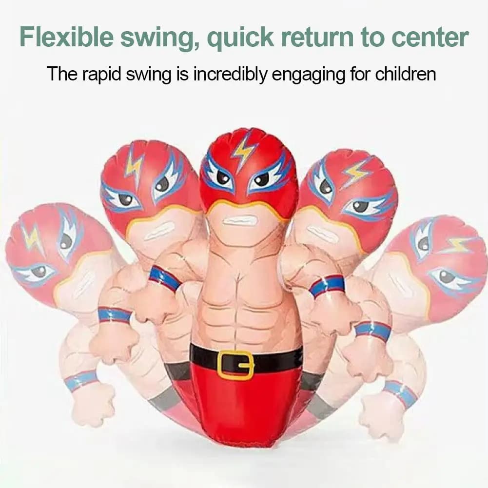 1-10PCS Tumbler Boxing Inflatable Punching Bag Boys Games Sport Toys Christmas Birthday Gift for Boys Girls Parent Child Toys
