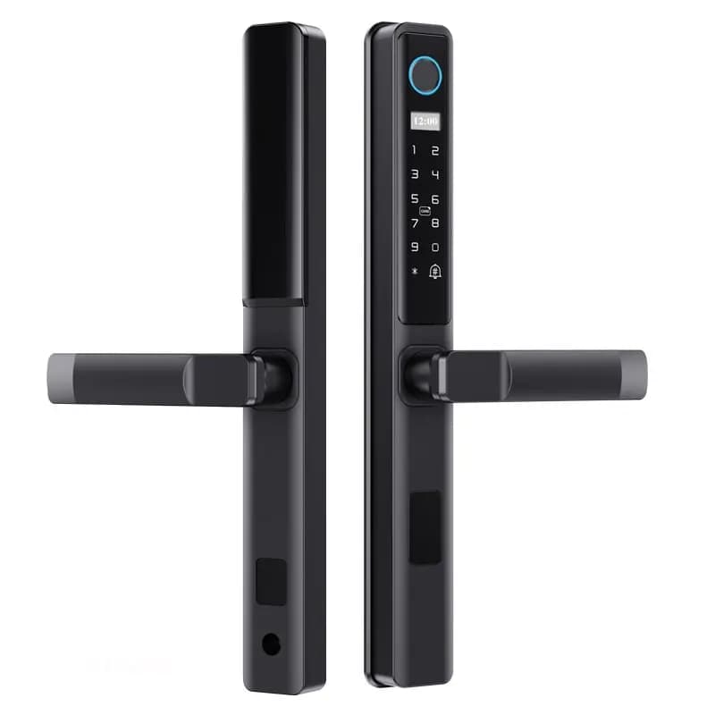 ABGR-Tuya Wifi Smart Door Lock 3085 Electronic With Biometric Fingerprint/Password Key IC Card Remote Control Unlocks