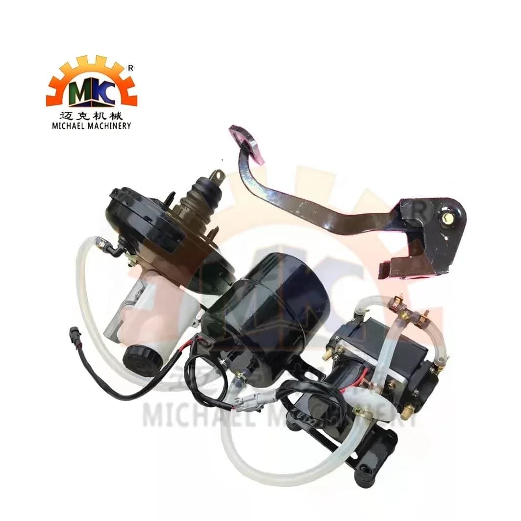 Veicolo elettrico Auto Carrello da golf Buggy Scooter DC12V/24v Freno motore Pompa booster a vuoto Sistema frenante con pedale freno