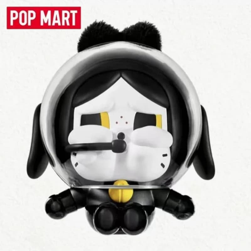 POP MART Crybaby SITTING SPACE CAT Figures Series Genuine Blind Box Mystery Box Guess Bag Toys Doll Cute Anime Figure Desktop
