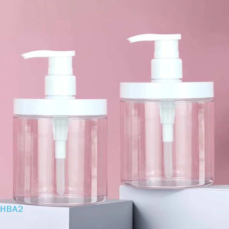 【H】Flacone trasparente a bocca larga per gel da bagno, contenitore per liquidi, dispenser per sapone, flaconi per shampoo e lozioni, flacone per lozione lavamani.