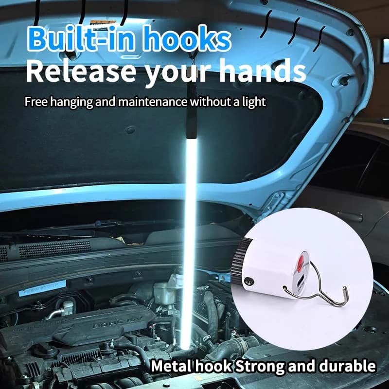 LED light strip can be bent, multifunctional, high-power car maintenance, outdoor flashlight lighting tool