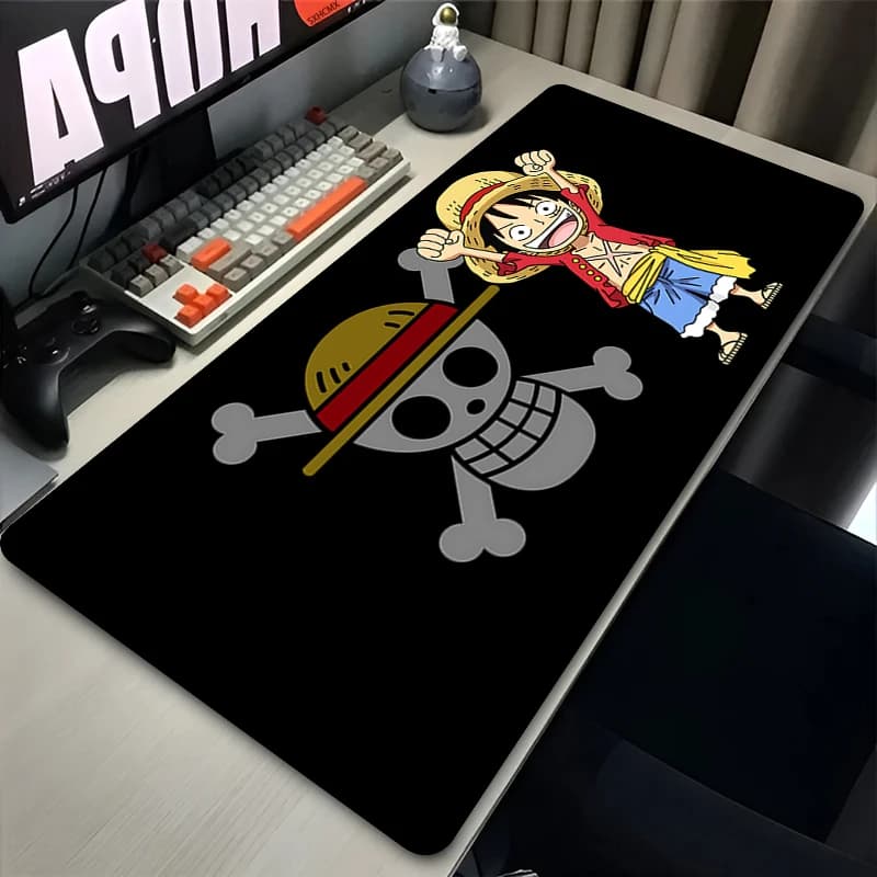 Computer mouse pad, laptop, game keyboard, mouse mat, One Piece anime, cute, big, gaming PC accessories, decoration, desk mat