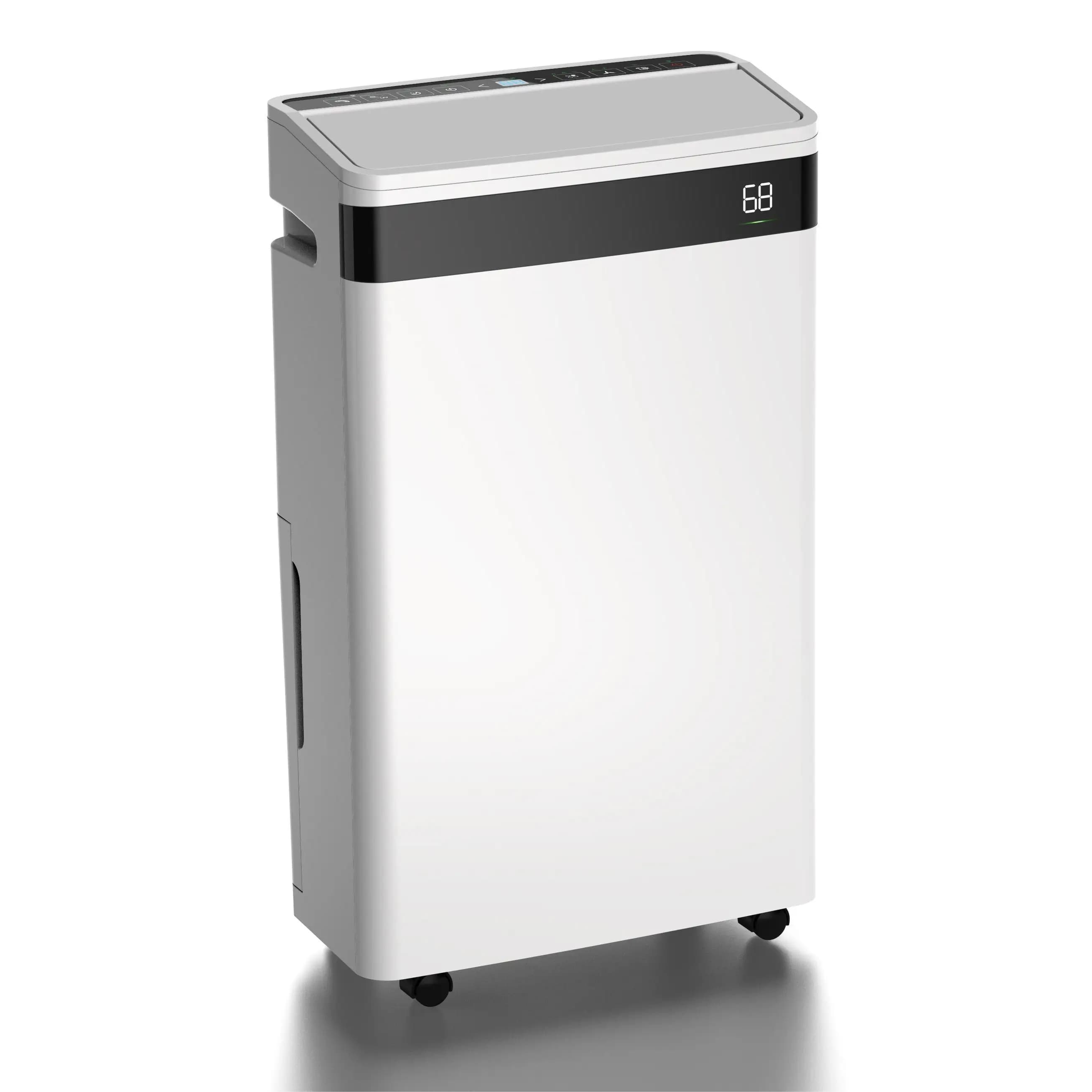 Deumidificatore 20L/Giorno ad Alta Efficienza Energetica, Purificatore d'Aria Smart WiFi UV-C per Casa, Deumidificatore d'Aria con Compressore Opzionale