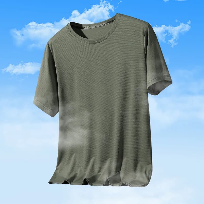 2026 Summer Casual Running T-Shirts Men High Quality Gym Sportswear Tee Golf Soccer Moisture Wicking Streetwear Gym T Shirt