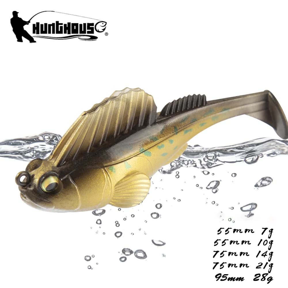 Hunthouse Pesca Richiamo Morbido Jig Head 7/10/14/21/28g Swimbaits Pesca Luccio Jig Esche Silicone Bass Shad Persico Pesca Alla Trota