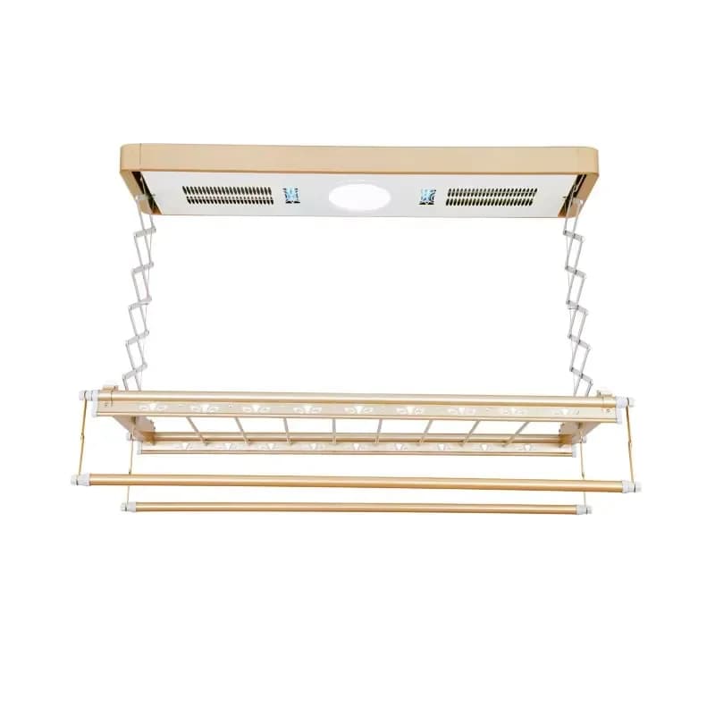 Stendibiancheria Elettrico Automatico Pieghevole di Nuovo Design per Casa e Balcone con Funzione Riscaldante