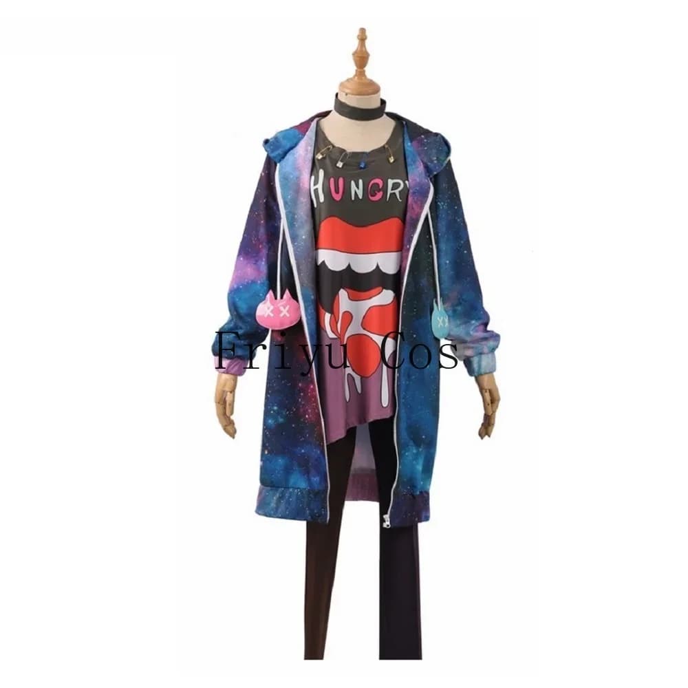 Unisex Anime Cos Iida Rintaro Cosplay Costumes Halloween Uniform Suits