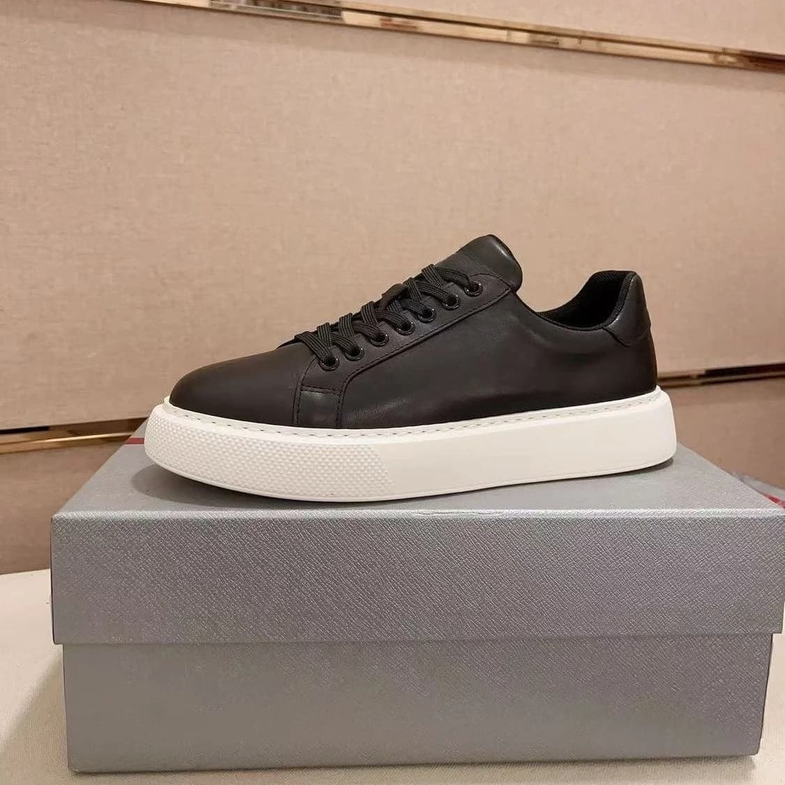 Sneakers di Lusso in Vera Pelle per l'Estate, Suola Spessa, Antiscivolo, Scarpe Casual con Rialzo, Sneakers Bianche Stile Coreano