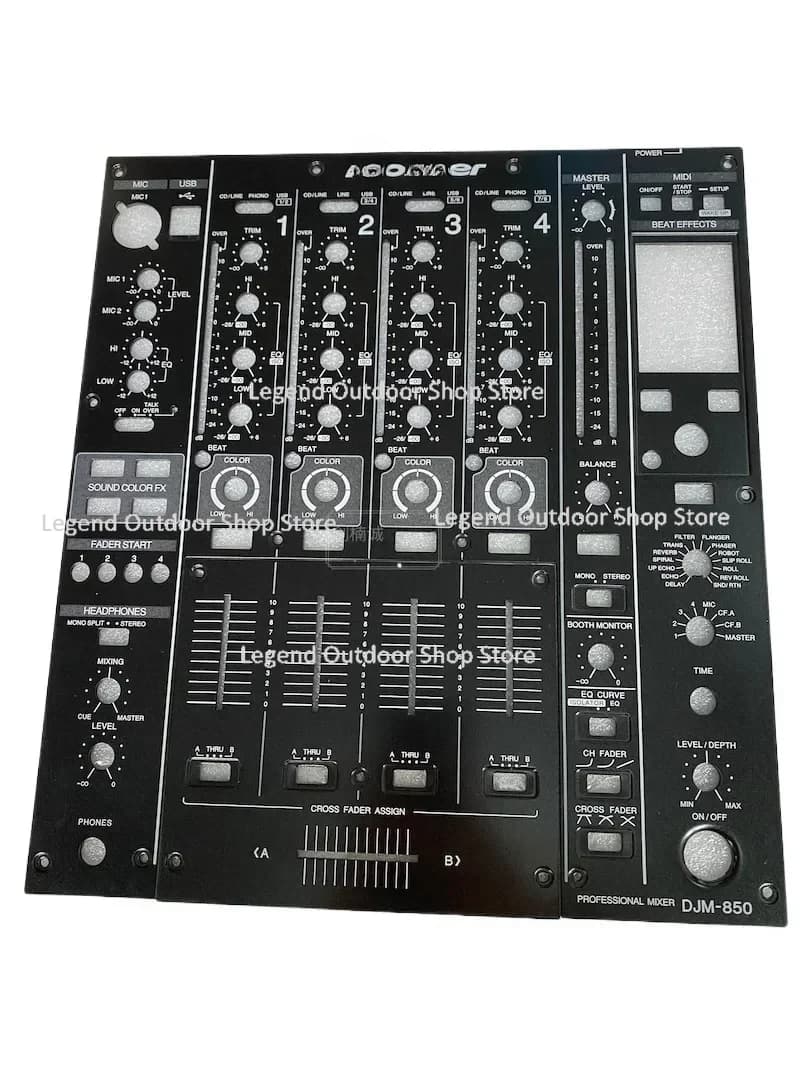 Per set completo di pannelli mixer DJM-850, scheda fader, piastra in ferro, piastra media, accessori per lettore di dischi