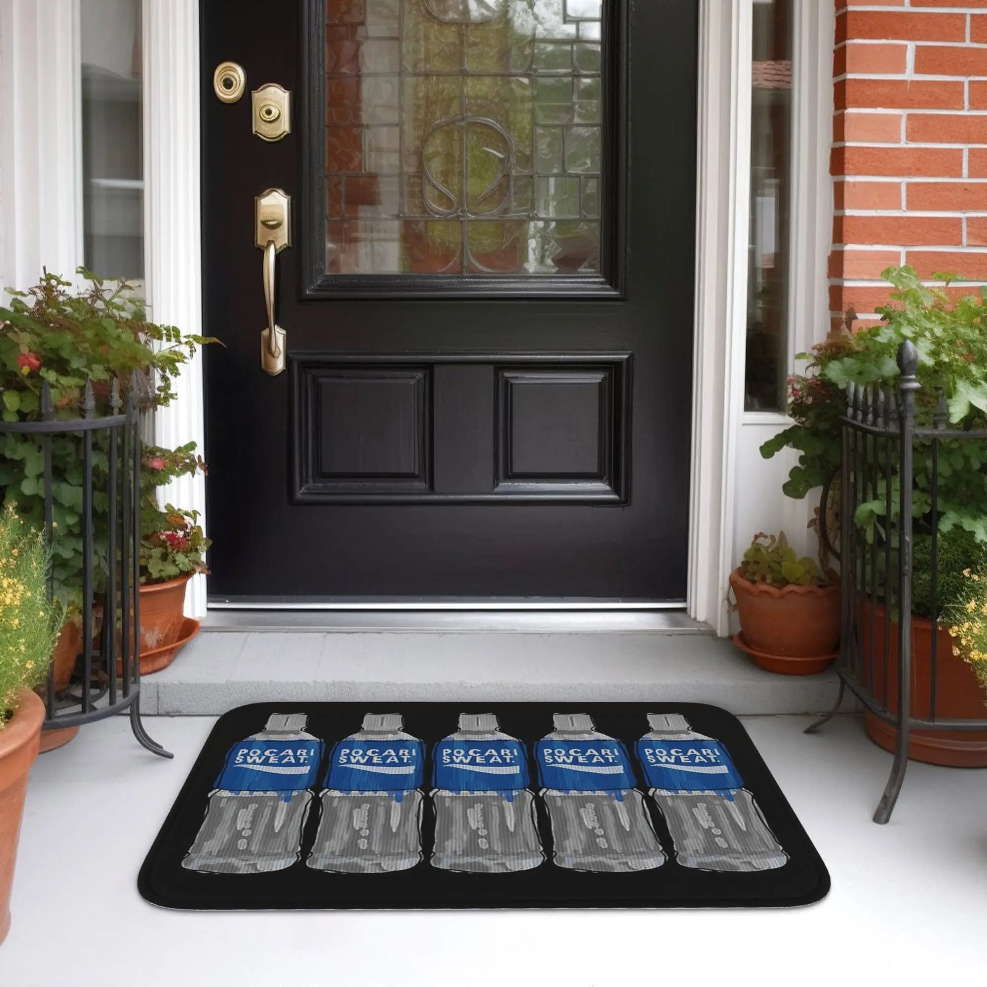 Just Some Pocari Sweat Merch Doormat Absorbent Mat Carpet Rug Kitchen Entrance Home Floor Mat for Balcony Footpad Mats