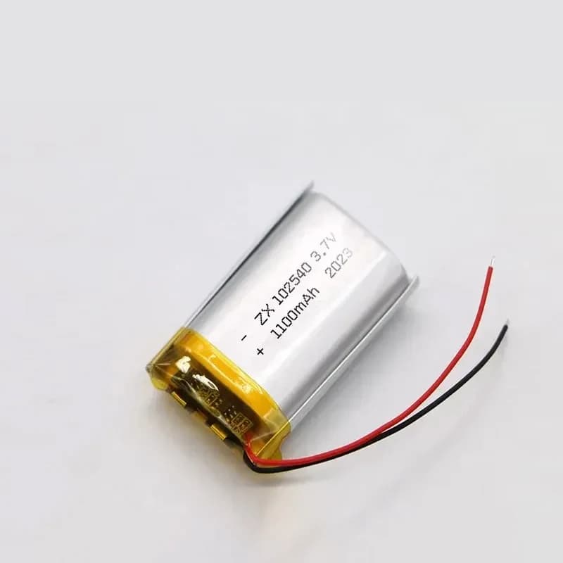 102540 Batteria ai polimeri di litio 3.7V 1100mAh Batterie ai polimeri di litio per localizzatore GPS Lettore MP3 Auricolare Bluetooth Piastra per capelli