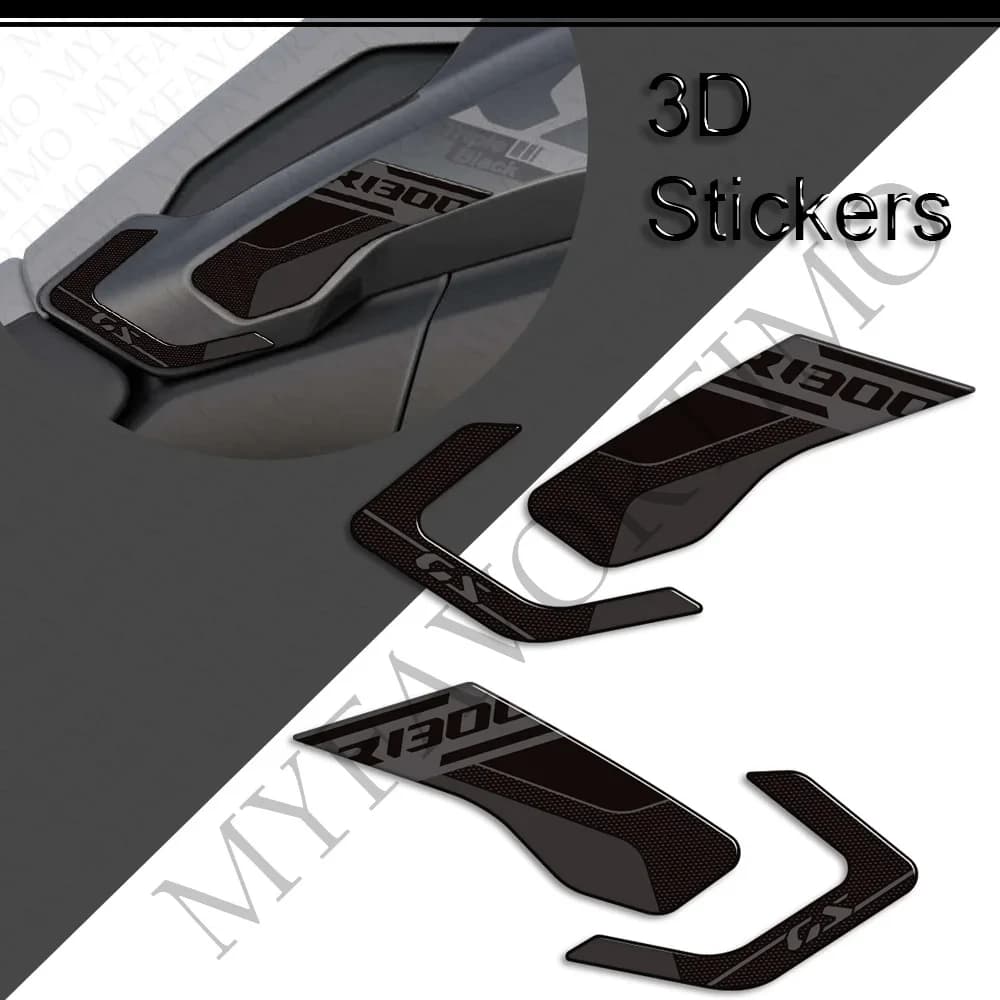 Per BMW R1300GS R 1300 GS 1300GS ADV 2023 2024- Rilievo del carro armato 3D Adesivi Decalcomanie Tronco Custodie per bagagli Carena Parafango Paramano