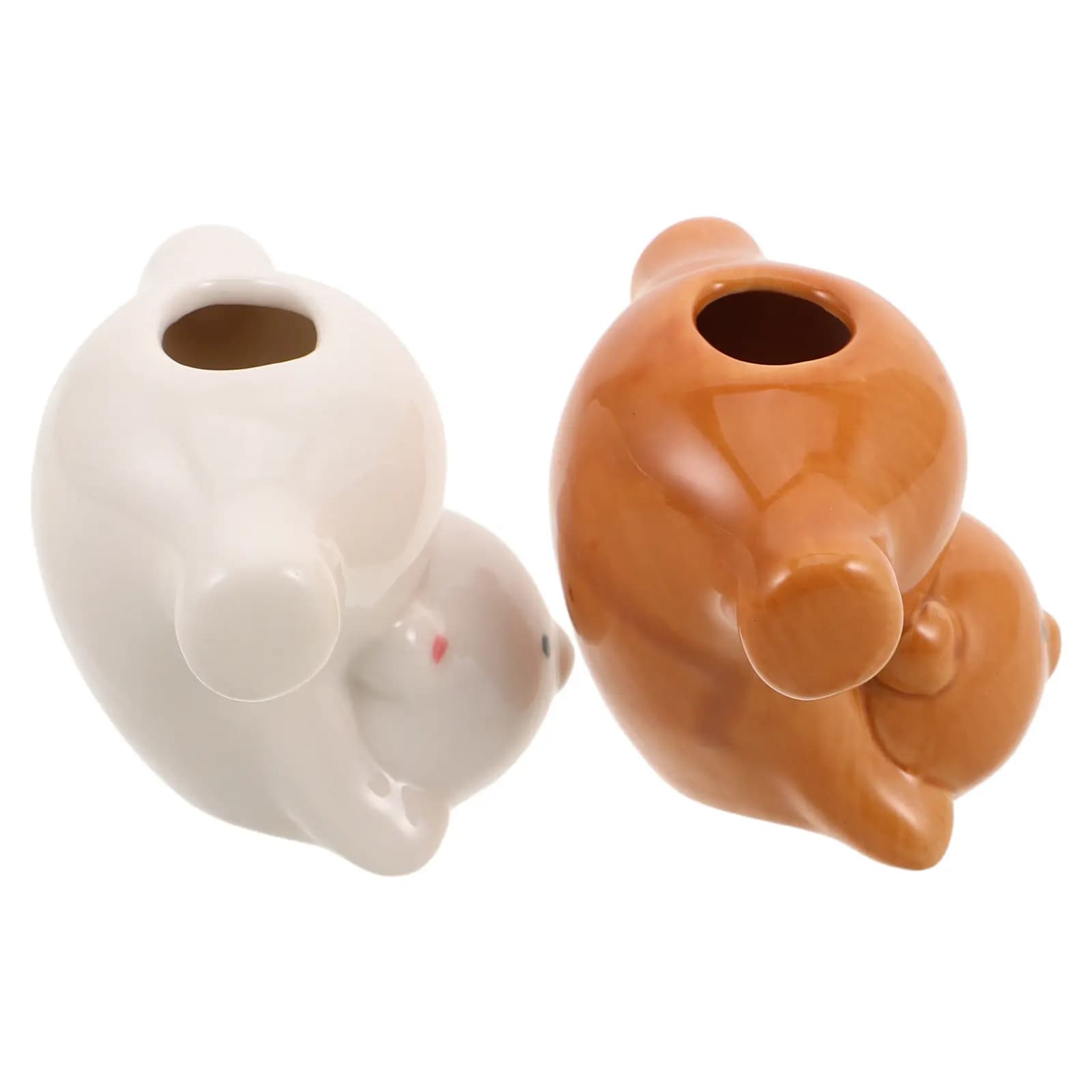 2Pcs Cute Cartoon Animal Toothbrush Holder Bathroom Storage Organizer Toothbrush Toothpick Stand Antislip Stable Design