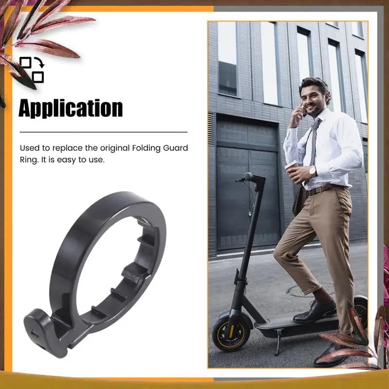 AB59-Scooter Tubo Anteriore Stelo Pieghevole Pacchetto Assicurazione Cerchio Chiuso Anello di Protezione Parte di Ricambio Per Xiaomi Norma Mijia M365 Elettrico Sc