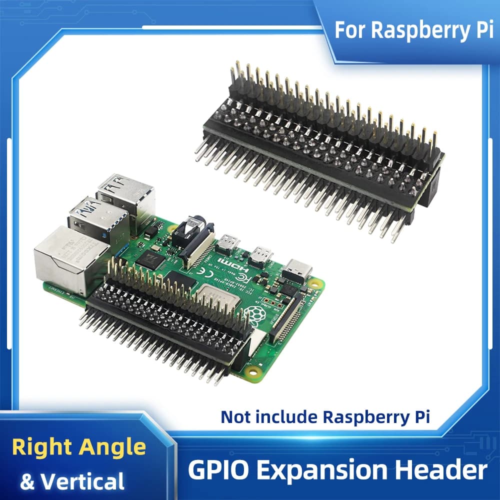 Raspberry Pi 5 GPIO Espansione intestazione Connettore GPIO ad angolo retto per Pi 5 4B 3B+ 3B Zero 2 W per Orange Pi Banana Pi