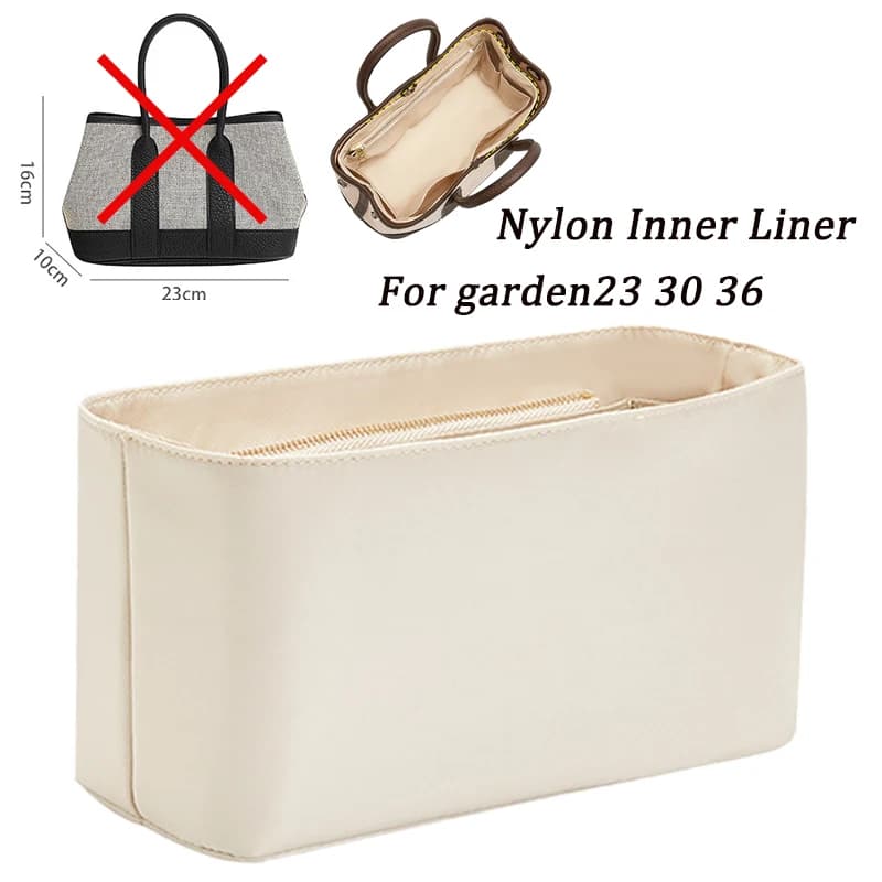 Three-dimensional Bag Organizer Insert for Garden36 23 30 Support Hand Bag Shape Nylon Light Weight Orderly Storage Accessories