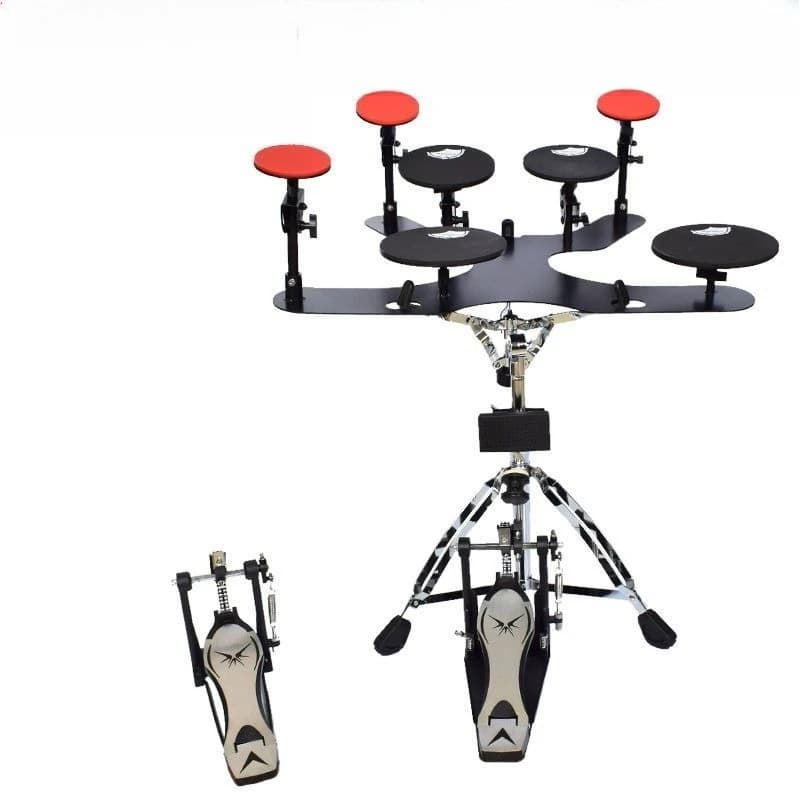 Set di batteria, set di tasti muti per gomma, tavolo da pratica per tavola di percussioni per gomma per principianti, pratica di gommoni