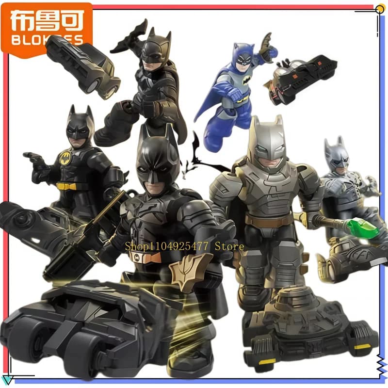 BLOKEES Original Building Block Dc Hero Defender Star Edition 1st Bat Shadow Breaking Dawn Hobbies Children Birthday Gift Toys