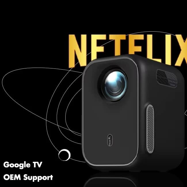 Versione globale Wupro G2 Mini proiettori 1080p Full HD 4K Supporto HDR 10 Home Smart Proiettore Gaming Proiettore TV portatile Google