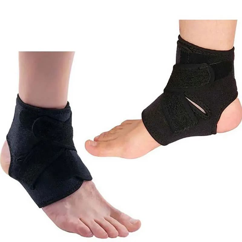 New Adjustable Sports Compression Elastic Ankle Brace Support Fitness