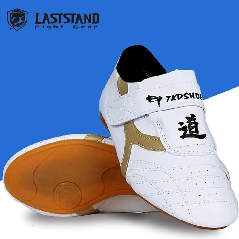 Scarpe da Taekwondo per bambini Scarpe da uomo traspiranti per bambini Arti marziali Karate Kung Fu Scarpe da palestra Fitness Allenamento Sport Body Building Wushu